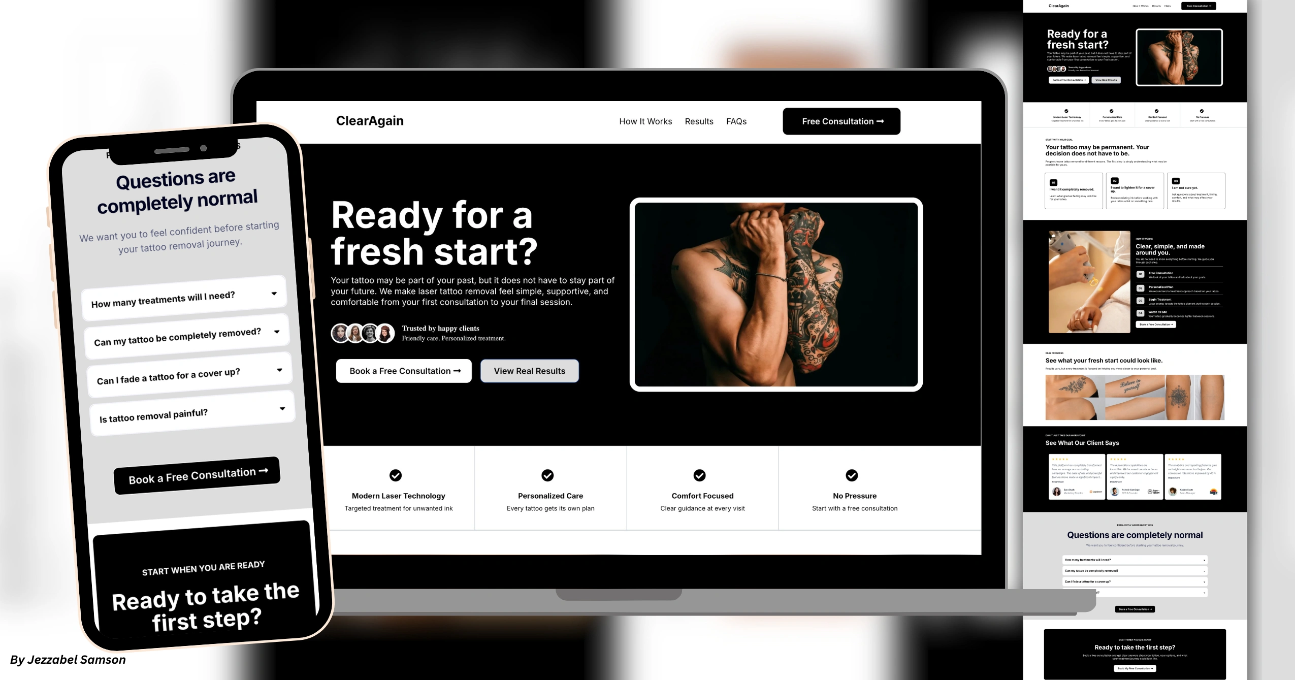 ClearAgain funnel design